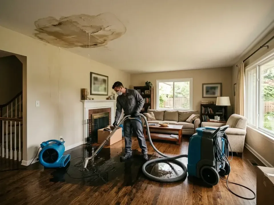 attic-pipe-burst-ceiling-drip-008 — frequently asked questions, Water Damage Restoration & Carpet Care in Merrillville, IN